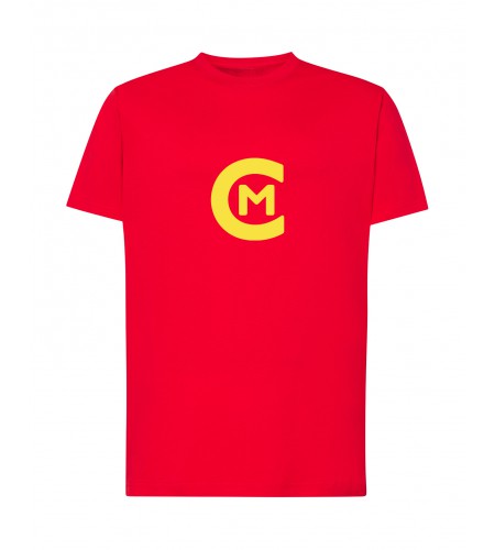 Koszulka czerwona logo CM